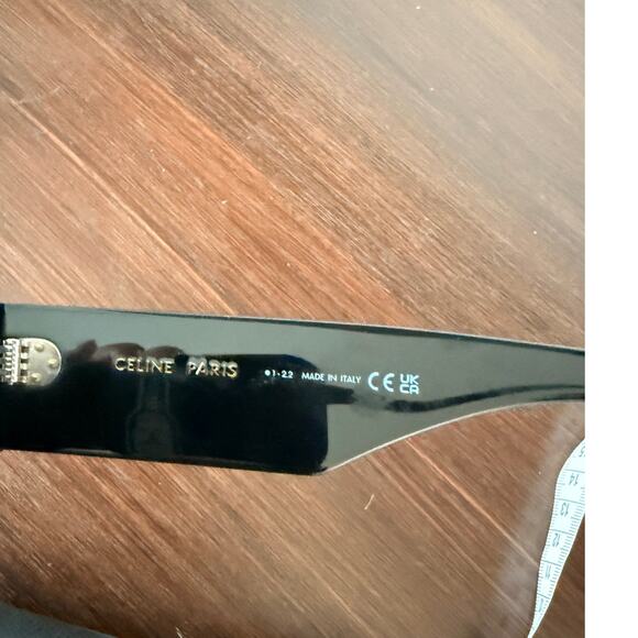 Celine Black Square Sunglasses w/ Original Case main image 4
